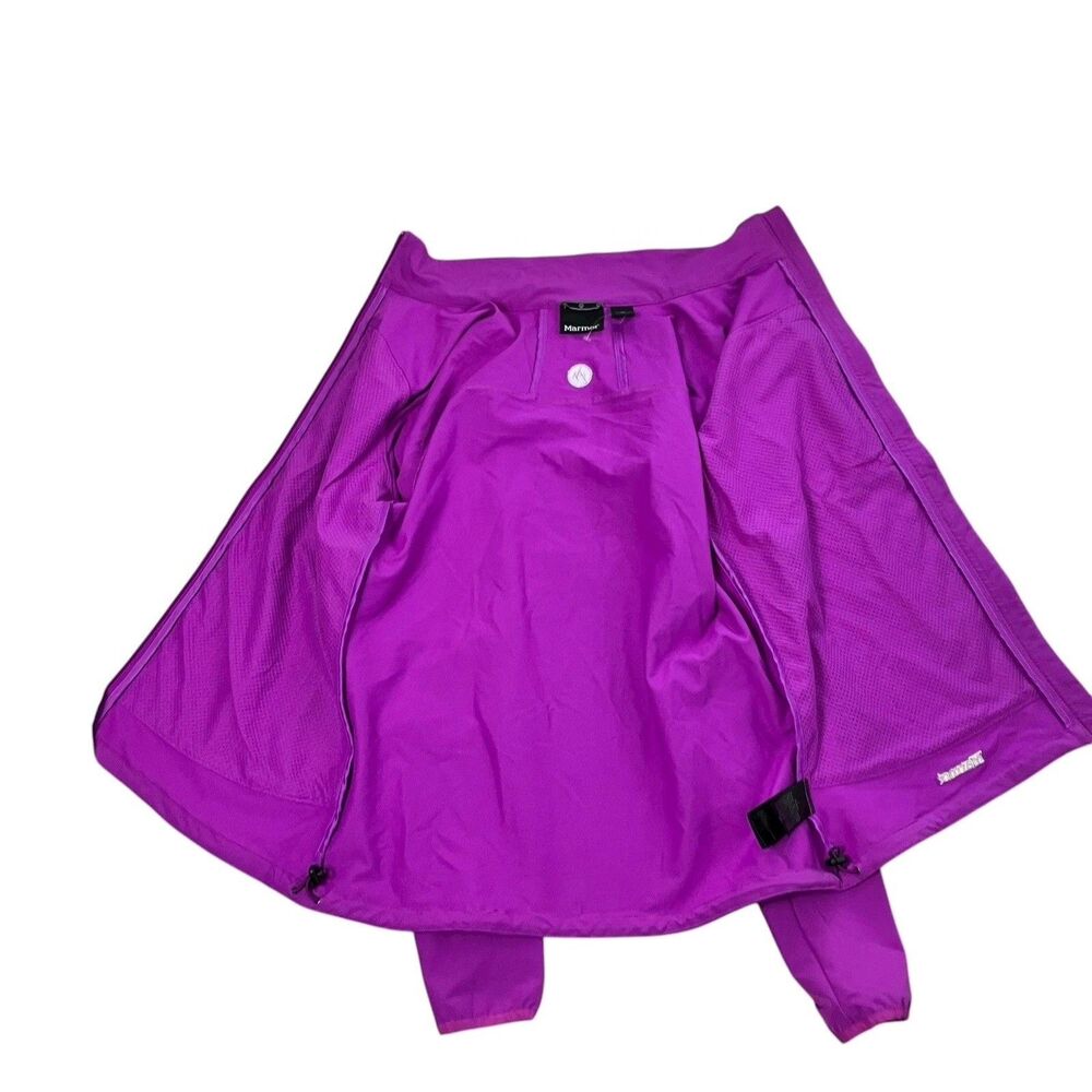 Marmot Large Purple Gorpcore Softshell Jacket Out… - image 7